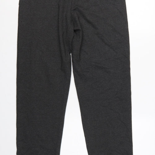 Marks & Spencer Women's Charcoal Grey UK 16 Long Cotton Blend Leggings