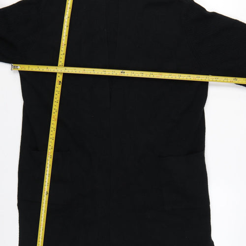 Marks & Spencer Women’s Black UK 16 Open Cardigan Pockets