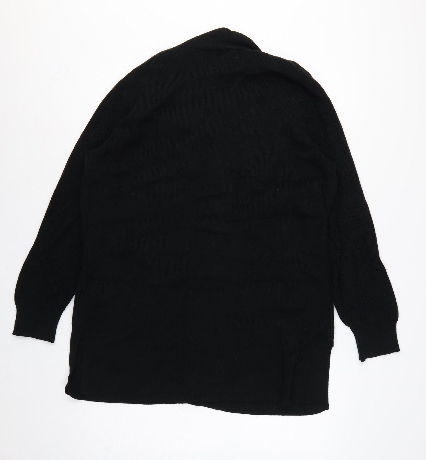 Marks & Spencer Women’s Black UK 16 Open Cardigan Pockets