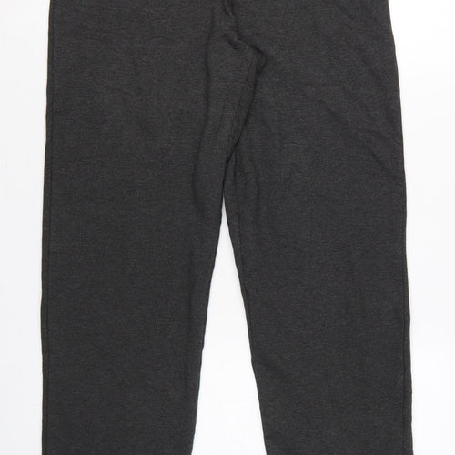 Marks and Spencer Women Grey Size 14 Regular Stretch Jersey Leggings