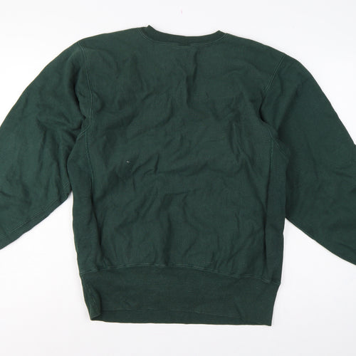 Champion Women’s Green Large Reverse Weave Logo Sweatshirt