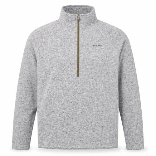 Craghoppers Men Grey L Half Zip Fleece Sweatshirt Outdoor Hiking