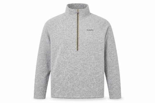 Craghoppers Men Grey L Half Zip Fleece Sweatshirt Outdoor Hiking