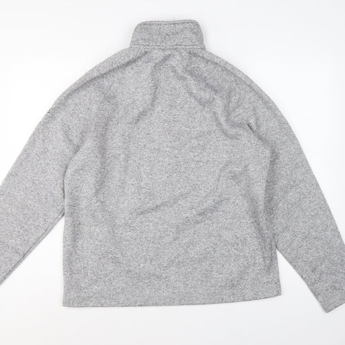 Craghoppers Men Grey L Half Zip Fleece Sweatshirt Outdoor Hiking