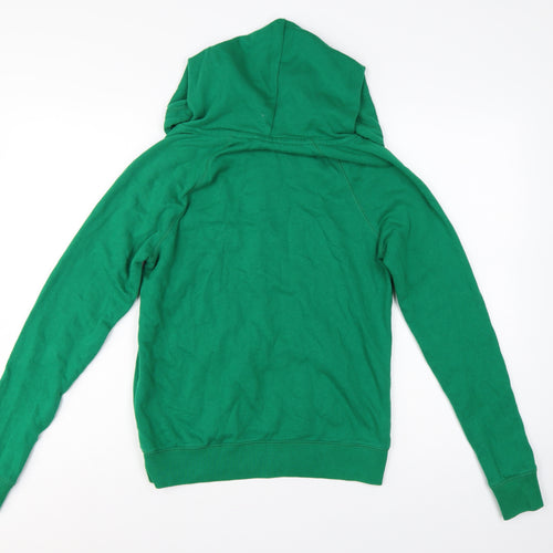 Victoria's Secret PINK Women Green S Pullover Hoodie Logo Fleece