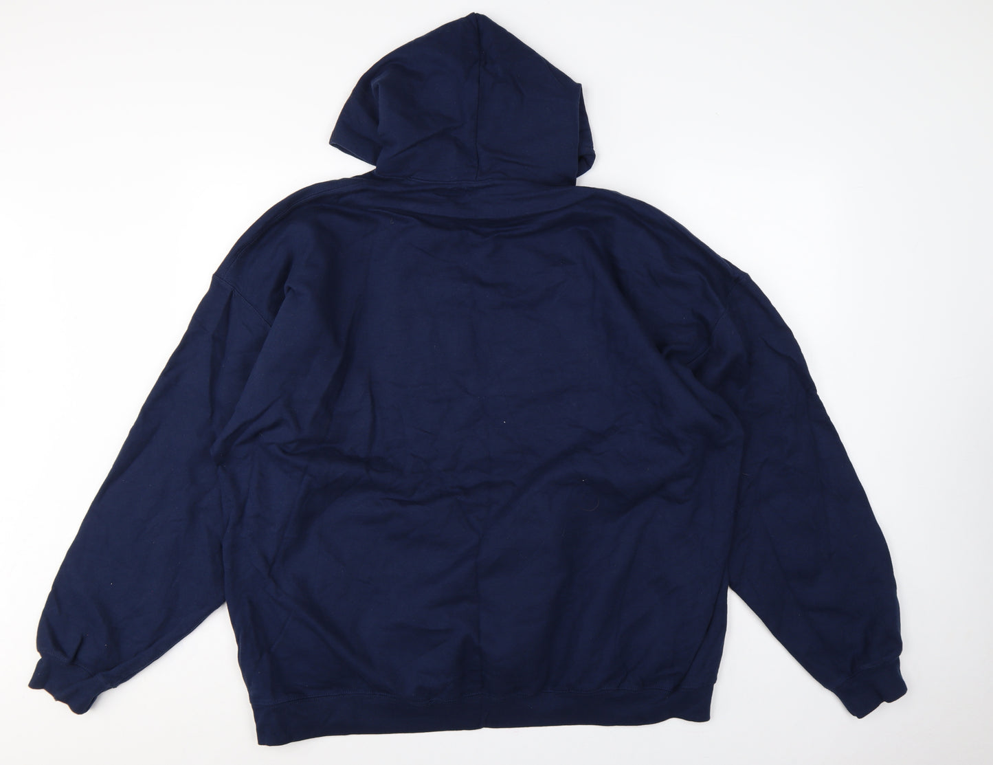 Marvel Men’s Blue 3XLT Captain America Pixel Shield Pullover Hoodie