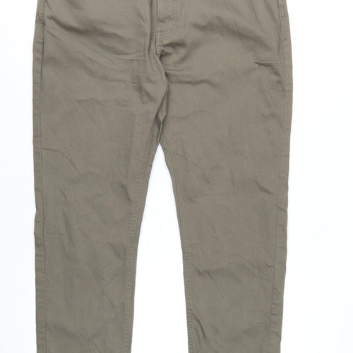 Marks and Spencer Men’s Brown Slim Tapered Jeans W36 L31 Stretch