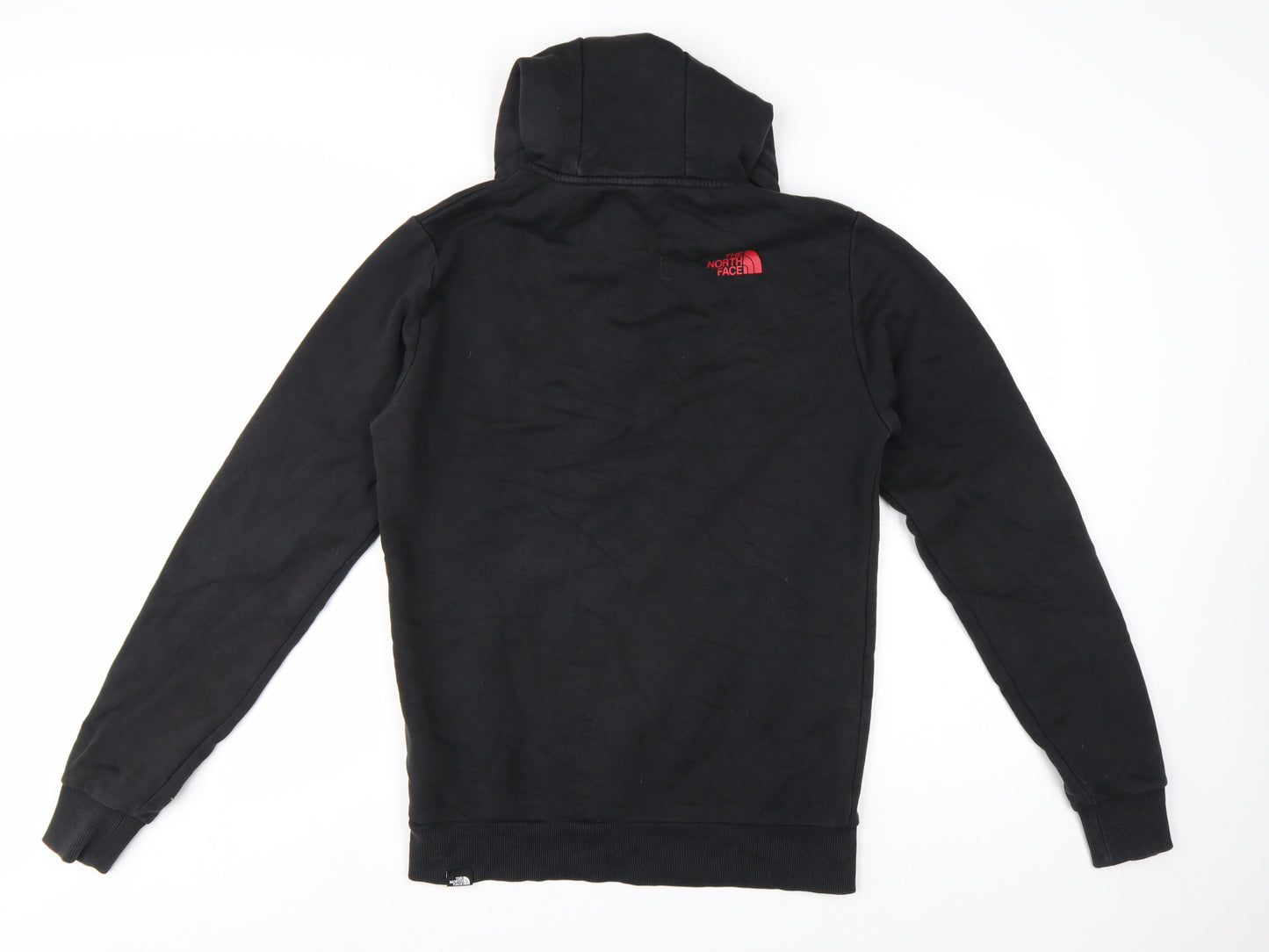 The North Face Men’s Black S 1/4 Zip Hooded Logo Pullover Hoodie
