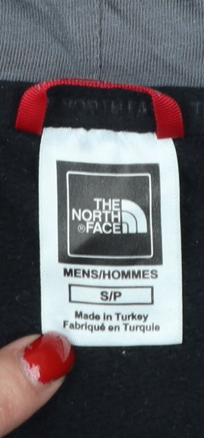 The North Face Men’s Black S 1/4 Zip Hooded Logo Pullover Hoodie