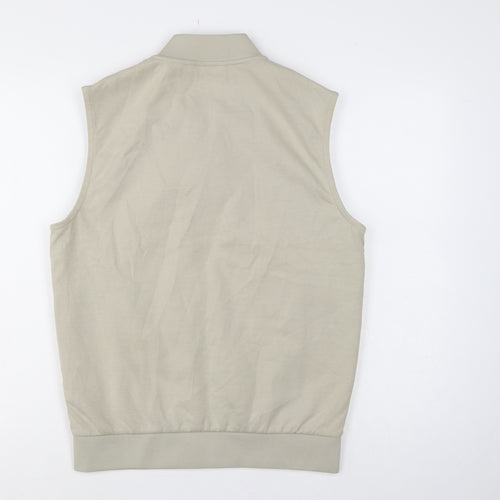 Autograph Men’s Beige S Quilted Padded Shower Resistant Bodywarmer Gilet