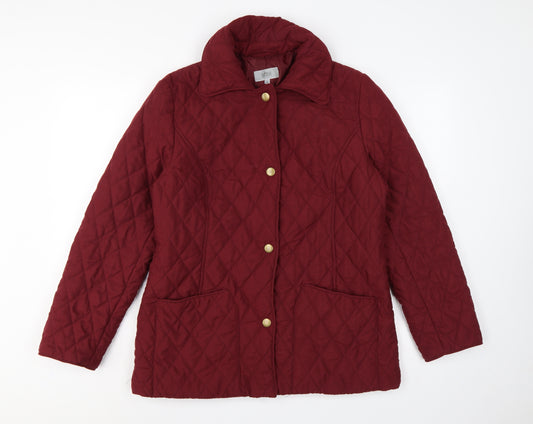 Marks & Spencer Women’s Red UK 10 Quilted Padded Jacket