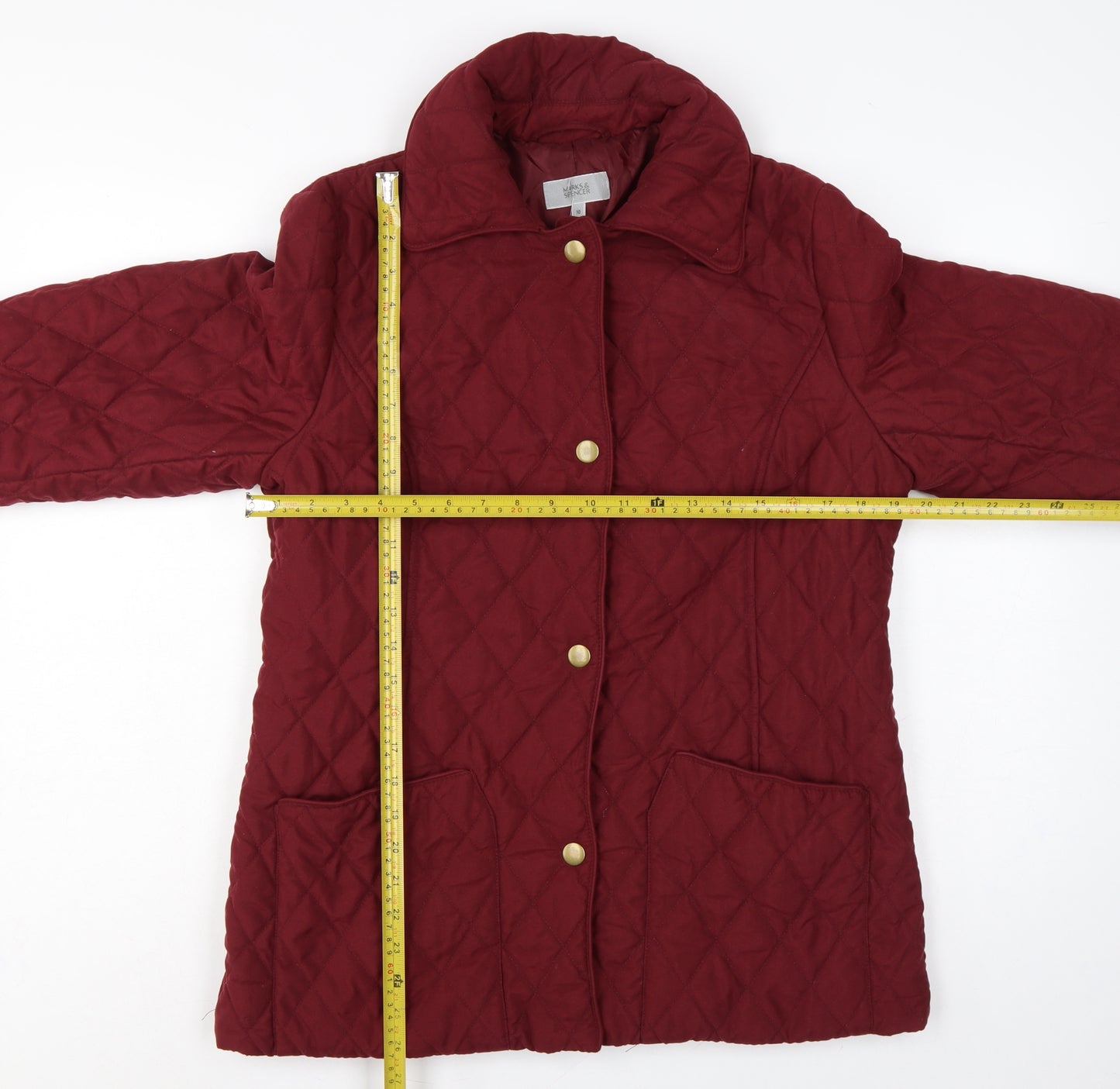 Marks & Spencer Women’s Red UK 10 Quilted Padded Jacket