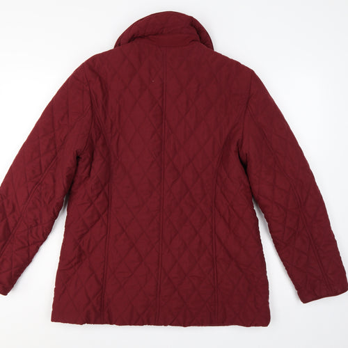 Marks & Spencer Women’s Red UK 10 Quilted Padded Jacket