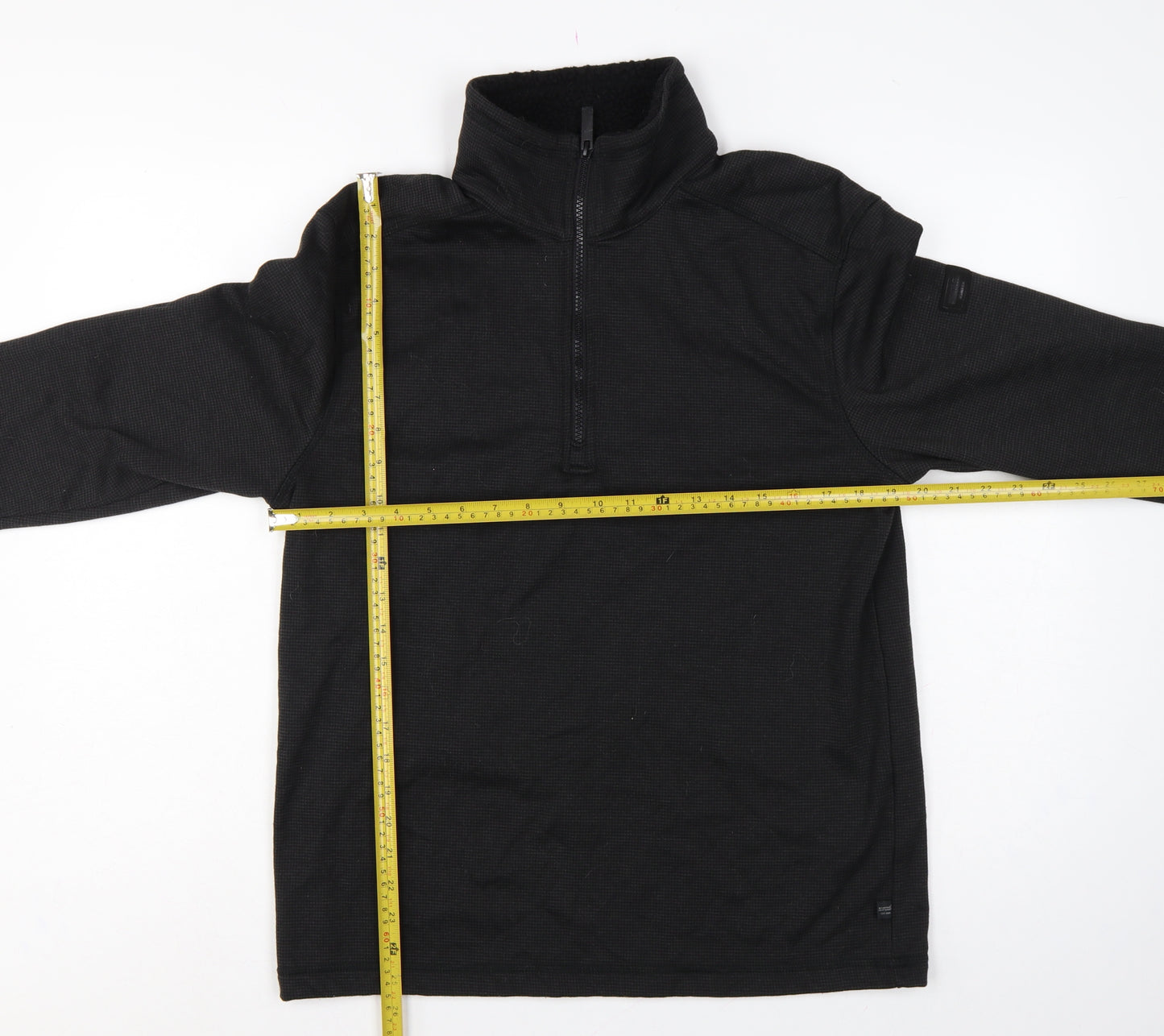 Regatta Men’s Black L 1/4 Zip Pullover Fleece Sweatshirt Outdoor
