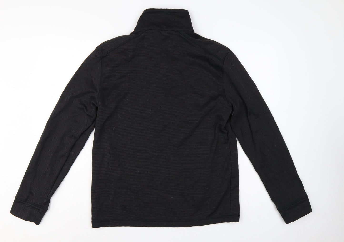 Regatta Men’s Black L 1/4 Zip Pullover Fleece Sweatshirt Outdoor