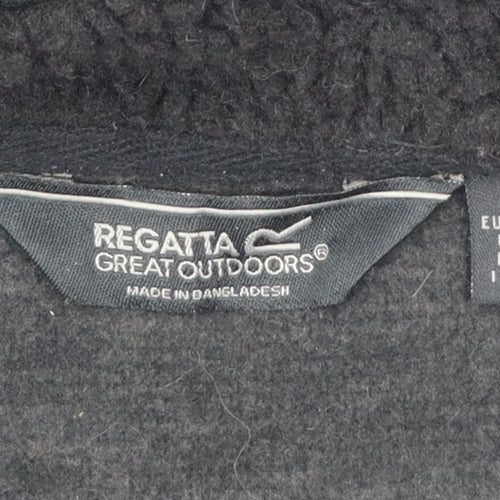 Regatta Men’s Black L 1/4 Zip Pullover Fleece Sweatshirt Outdoor