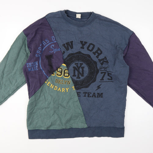Urban Outfitters Women’s Multicoloured M College Graphic Pullover Sweatshirt