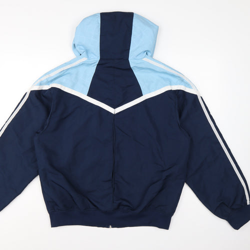 Lonsdale Women Blue UK 18 Hooded Track Jacket Full Zip Colourblock