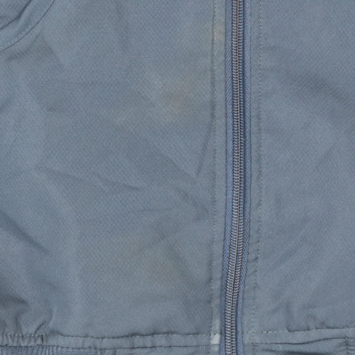 Lonsdale Women Blue UK 18 Hooded Track Jacket Full Zip Colourblock
