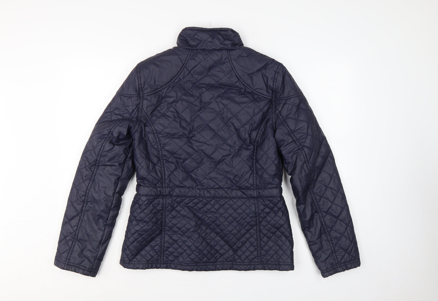 M&S Indigo Women’s Blue UK 10 Quilted Padded Zip Jacket