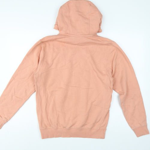 Nike Women Pink XS Pullover Hoodie Logo Kangaroo Pocket Raglan