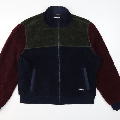Original Penguin Mens Multicoloured XL Fleece Full Zip Jacket