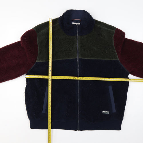 Original Penguin Mens Multicoloured XL Fleece Full Zip Jacket