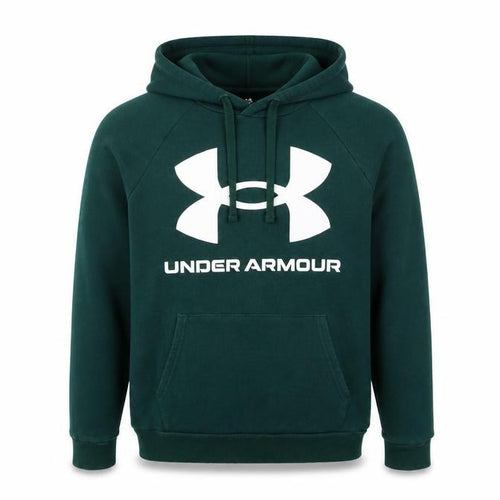 Under Armour Men Green M Pullover Logo Graphic Hoodie