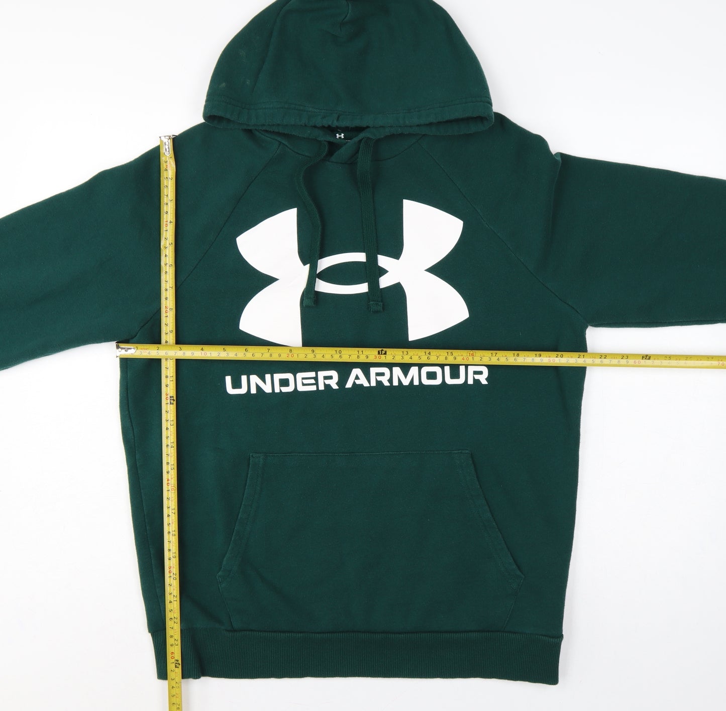 Under Armour Men Green M Pullover Logo Graphic Hoodie