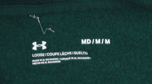 Under Armour Men Green M Pullover Logo Graphic Hoodie