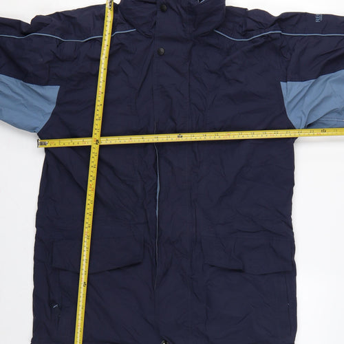 Regatta Men’s Blue Size S 38in Outdoor Waterproof Parka Jacket