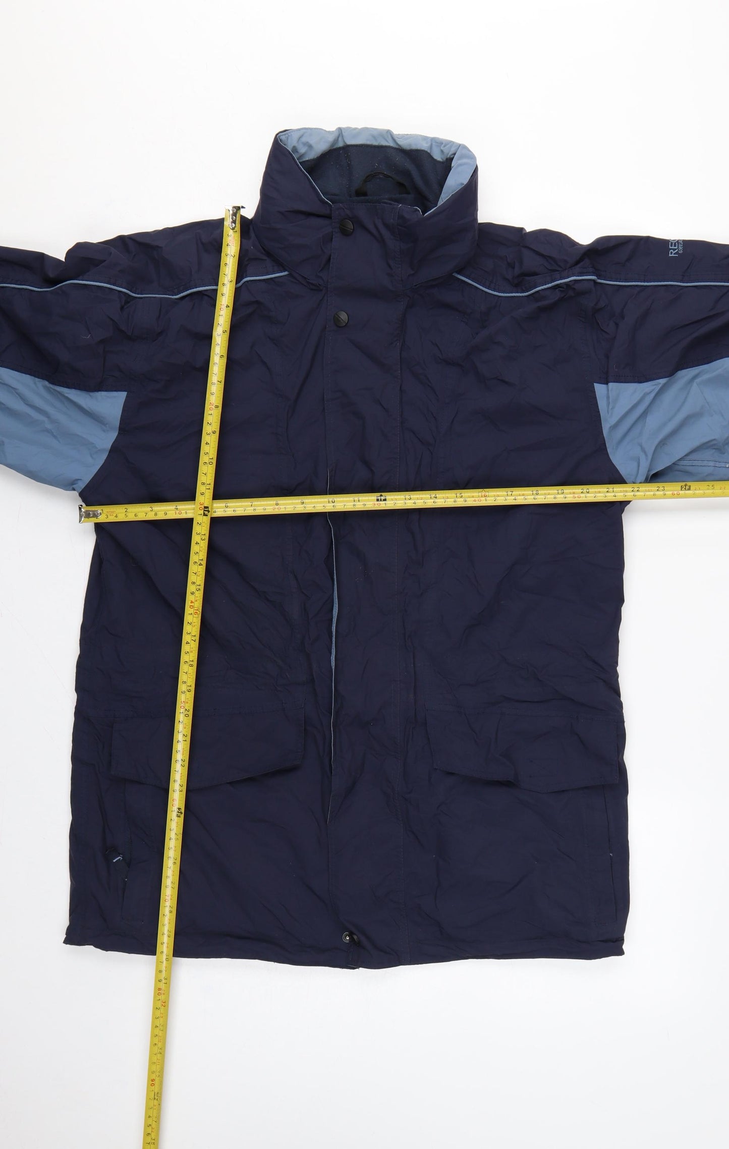 Regatta Men’s Blue Size S 38in Outdoor Waterproof Parka Jacket