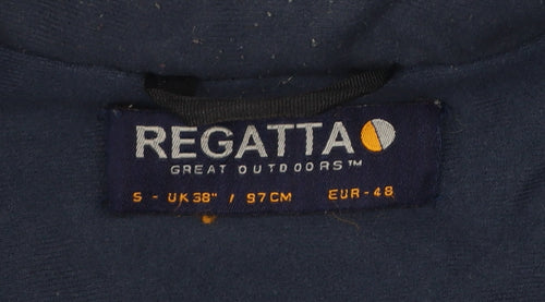 Regatta Men’s Blue Size S 38in Outdoor Waterproof Parka Jacket