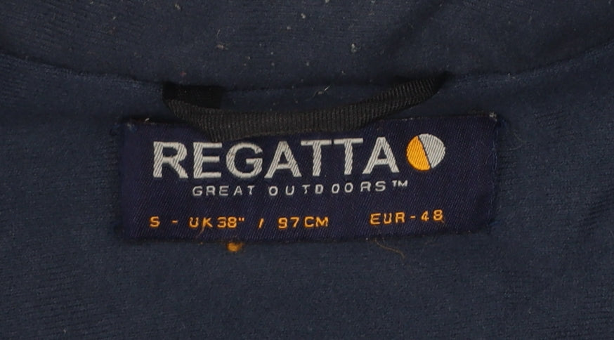 Regatta Men’s Blue Size S 38in Outdoor Waterproof Parka Jacket
