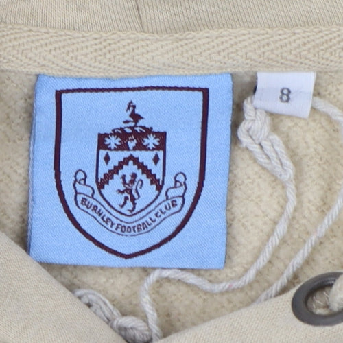 Burnley FC Women’s Beige Size 8 Pullover Hoodie Football Club