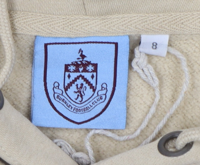 Burnley FC Women’s Beige Size 8 Pullover Hoodie Football Club