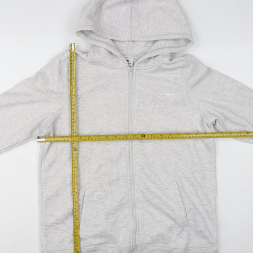 Slazenger Women’s Grey UK 16 Full Zip Hooded Fleece Hoodie