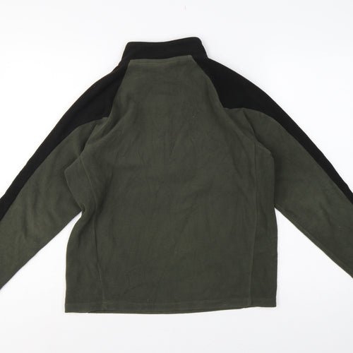 Craghoppers Boys Green 158 Pullover 1/4 Zip Fleece Bear Grylls