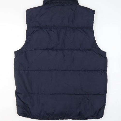 Crew Clothing Co Men’s Navy Large Padded Down Gilet Waistcoat