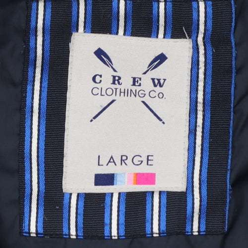 Crew Clothing Co Men’s Navy Large Padded Down Gilet Waistcoat