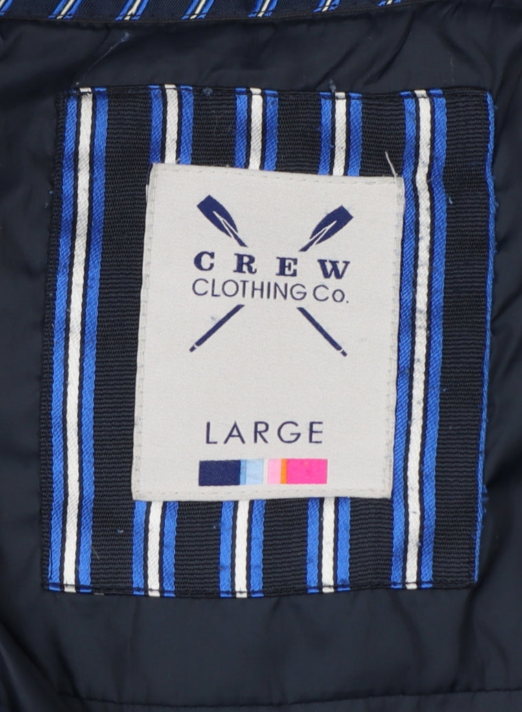 Crew Clothing Co Men’s Navy Large Padded Down Gilet Waistcoat