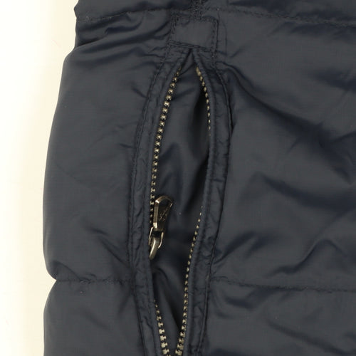 Crew Clothing Co Men’s Navy Large Padded Down Gilet Waistcoat
