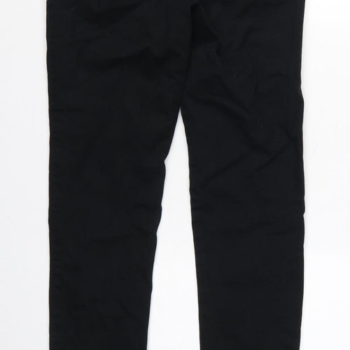 Marks and Spencer Men's Black 28/35 Slim Stretch Chino Trousers