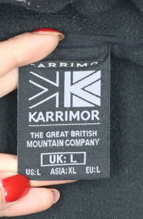 Karrimor Men’s Black L Fleece Full Zip Outdoor Jacket