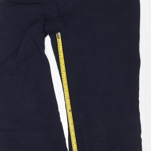 Marks and Spencer Women’s Navy UK 18 Short Wide-Leg Pull-On Trousers