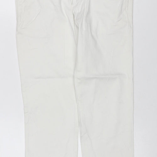 Ralph Lauren Sport Women’s White UK 6 Capri Straight Stretch Jeans