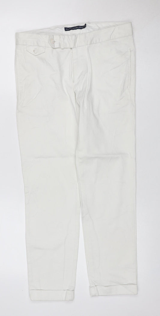 Ralph Lauren Sport Women’s White UK 6 Capri Straight Stretch Jeans