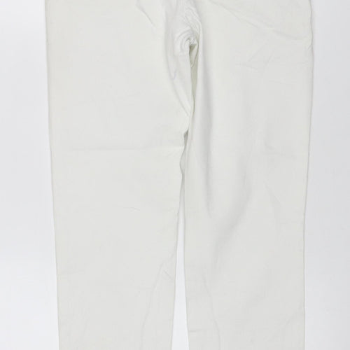 Ralph Lauren Sport Women’s White UK 6 Capri Straight Stretch Jeans