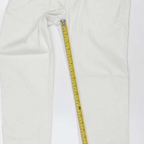 Ralph Lauren Sport Women’s White UK 6 Capri Straight Stretch Jeans
