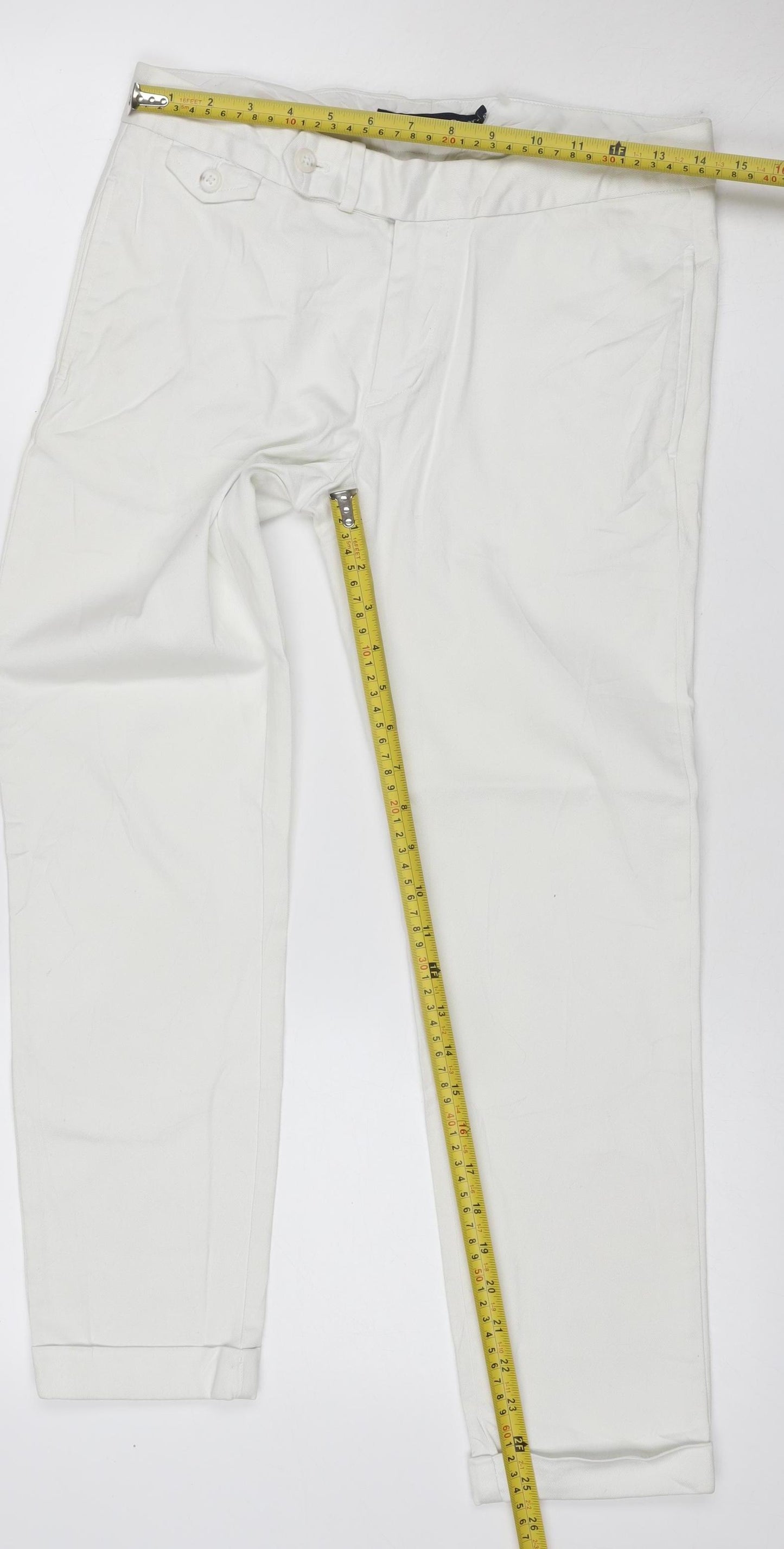 Ralph Lauren Sport Women’s White UK 6 Capri Straight Stretch Jeans